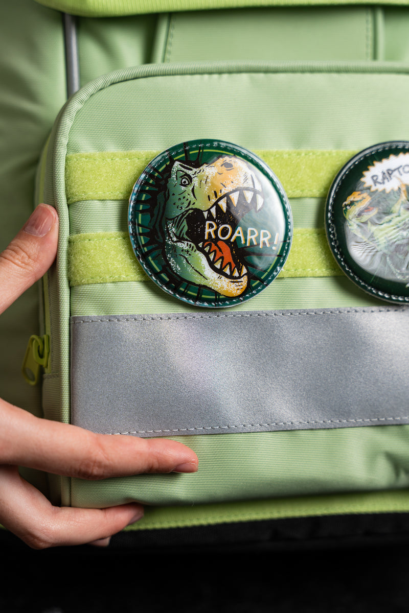 Dino Paddie-Set von tonton, Schulranzen-Patches mit Dinosaurier-Motiven