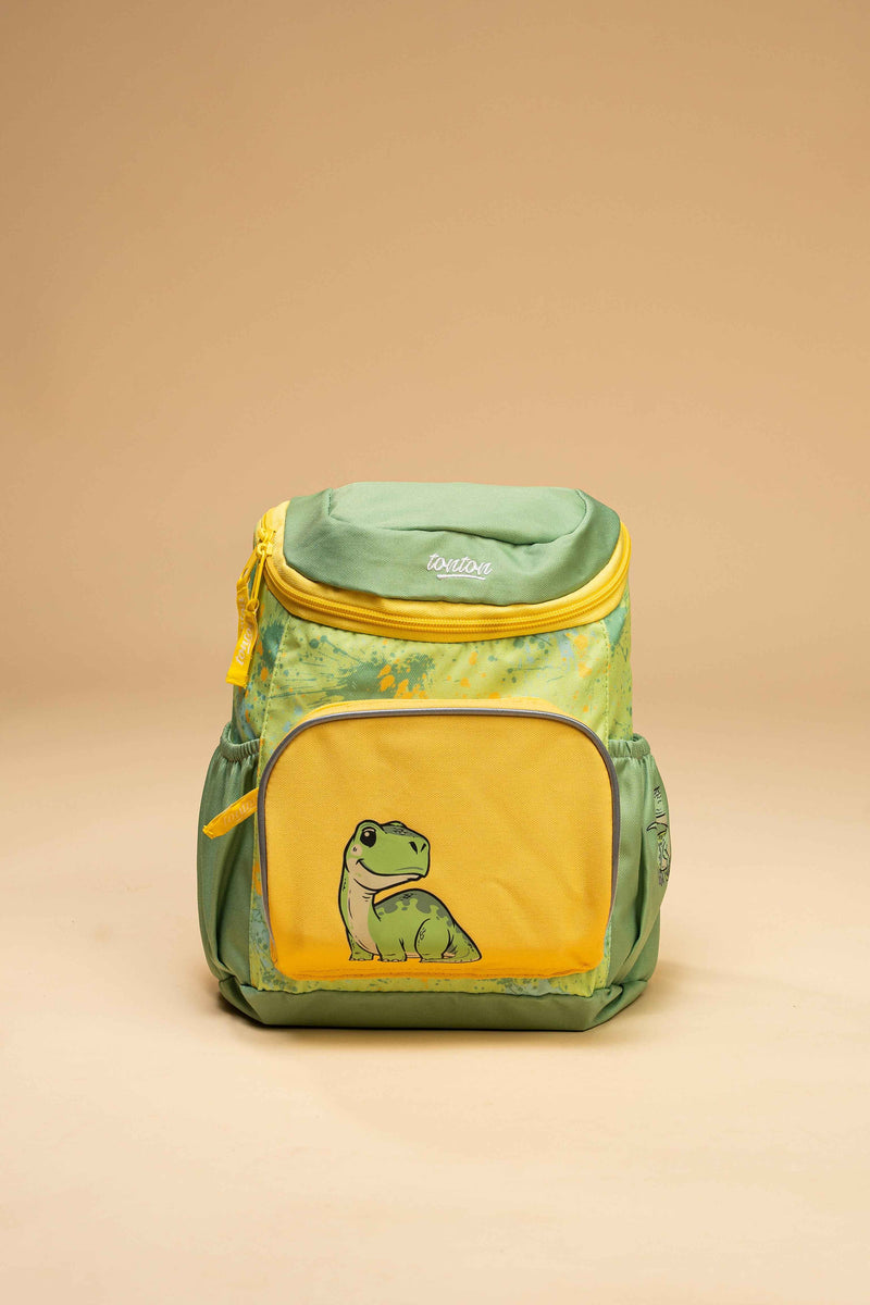 tonton Mini Dino Kindergartenrucksack aus RPET, Vorderansicht